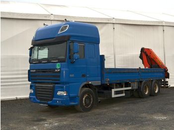 Samochód ciężarowy skrzyniowy/ Platforma, Samochod ciężarowy z HDS DAF XF105.460 SSC Palfinger PK2000: zdjęcie 1