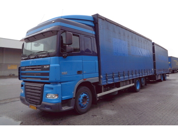 Samochód ciężarowy plandeka DAF XF 105-410 6X2: zdjęcie 1