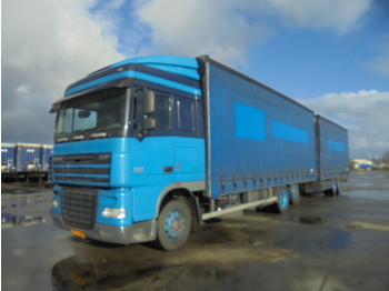 Samochód ciężarowy plandeka DAF XF 105.410 6X2: zdjęcie 1