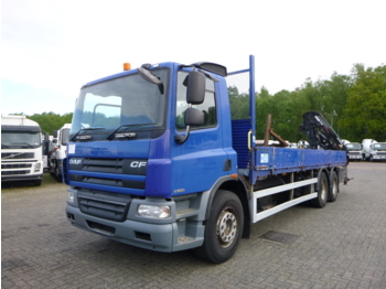 Samochód ciężarowy skrzyniowy/ Platforma, Samochod ciężarowy z HDS D.A.F. CF 75.310 6x2 RHD + Terex TLC 120 2E-A2: zdjęcie 1