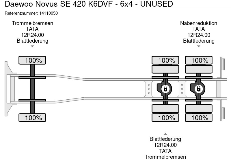 Nowy Wywrotka Daewoo Novus SE 420 K6DVF - 6x4 - UNUSED: zdjęcie 14