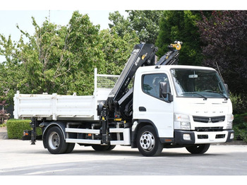 Samochod ciężarowy z HDS FUSO Canter 7C18 KRAAN/KIPPER!! EURO6!!: zdjęcie 4