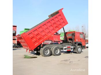 Wywrotka HOWO 6x4 drive red 10 wheels tipper truck lorry dumper: zdjęcie 2