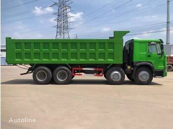 Wywrotka HOWO 8x4 drive 12 wheeled tipper truck green color sinotruk dumper: zdjęcie 4