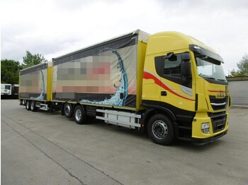 Ciężarówka do transportu napojów IVECO Stralis 460 Getränke kompl. Zug LBW Euro 6: zdjęcie 1