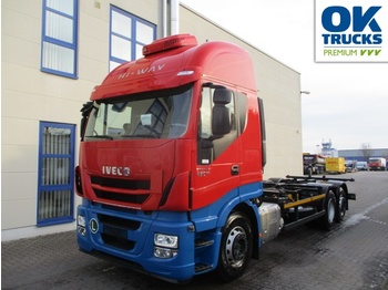 Ciężarówka kontenerowiec/ System wymienny IVECO Stralis AS260S46Y/FPCM Euro6 Intarder Klima AHK ZV: zdjęcie 1