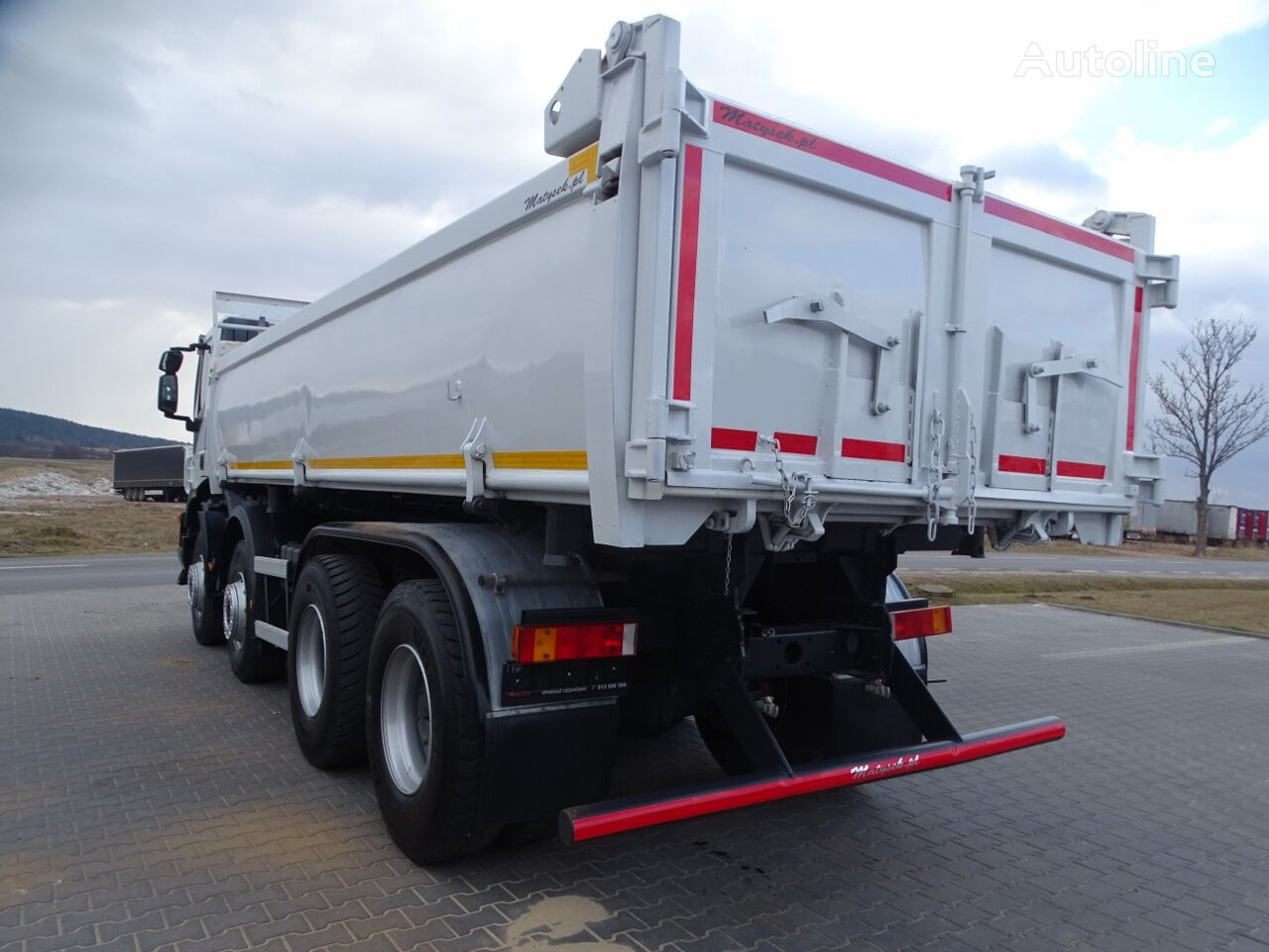 Wywrotka, Samochod ciężarowy z HDS IVECO TRAKKER 410 / 8X4 / 2 SIDED KIPPER / BORTMATIC / AUTOMAT /: zdjęcie 22