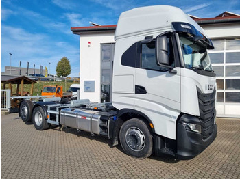 Nowy Ciężarówka kontenerowiec/ System wymienny Iveco AS260S46 6x2 BDF-Wechsler: zdjęcie 2