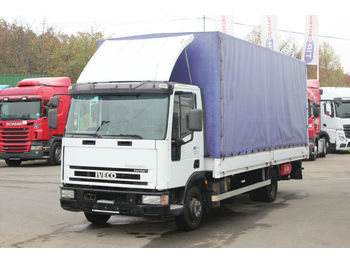 Samochód ciężarowy plandeka Iveco  EUROCARGO ML 75 E, HYDRAULIC LIFT: zdjęcie 1