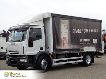 Samochód ciężarowy plandeka Iveco Eurocargo 190EL24 + Manual + Lift + electric curtains: zdjęcie 1