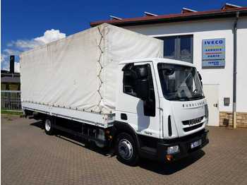 Samochód ciężarowy plandeka Iveco Eurocargo ML75E18 Pritsche/Plane + LBW Klima: zdjęcie 1