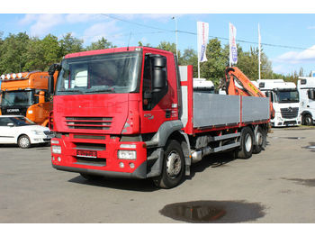 Samochód ciężarowy skrzyniowy/ Platforma Iveco STRALIS AD 260 S 42 PALFINGER 10 000, 5100mth: zdjęcie 1
