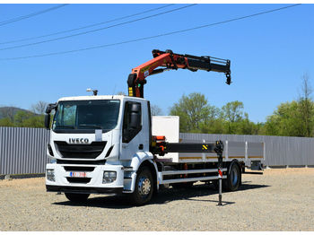 Samochód ciężarowy skrzyniowy/ Platforma, Samochod ciężarowy z HDS Iveco Stralis 310 PRITSCHE + PK 14002-EHA + FUNK !: zdjęcie 1
