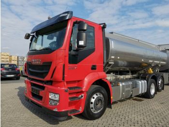 Samochód ciężarowy cysterna dla transportowania żywności Iveco Stralis 400 6x2   Lenkachse/AsseSterzante/ MILK: zdjęcie 1