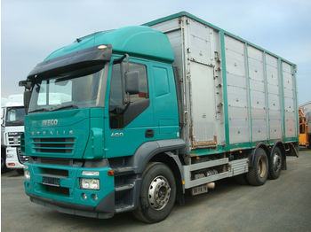 Ciężarówka do przewozu zwierząt Iveco Stralis 400 - KÖPF 3-Stock Viehaufbau: zdjęcie 1
