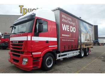 Samochód ciężarowy plandeka Iveco Stralis 420 + Euro 5 + Retarder + Lift + 2 in stock!: zdjęcie 1