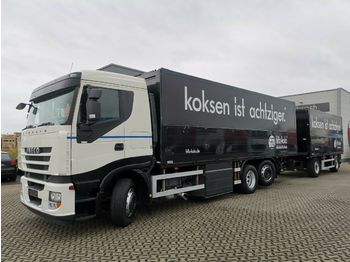 Ciężarówka do transportu napojów Iveco Stralis 420 / Lift-Lenkachse / Komplett !!: zdjęcie 1