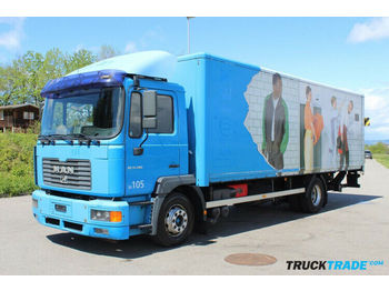 Samochód ciężarowy furgon MAN 14.285 M(L)(LL) 4x2 Kasten mit Hebebühne: zdjęcie 1