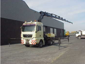 Samochód ciężarowy skrzyniowy/ Platforma MAN 18 440 4X4 + HIAB XS 422-E8: zdjęcie 1