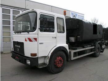 Samochód ciężarowy cysterna MAN 19 281 BREINING Spritzrampe Asphalt Bitumen Tank: zdjęcie 1