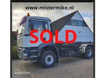 Nowy Ciężarówka kontenerowiec/ System wymienny MAN 26.350, Full Spring, New tyres, Belgium: zdjęcie 1