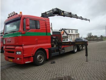 Samochód ciężarowy skrzyniowy/ Platforma MAN 26-350 hiab37 ton: zdjęcie 1