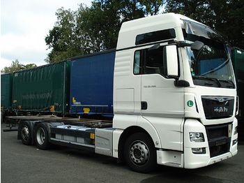 Ciężarówka kontenerowiec/ System wymienny MAN - 26.440 Euro 6, Liftachse, Hubrahmen: zdjęcie 1