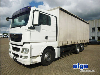 Samochód ciężarowy plandeka MAN 26.440 TGX BL/Gardine/Intarder/2t. LBW/AHK/Klima: zdjęcie 1