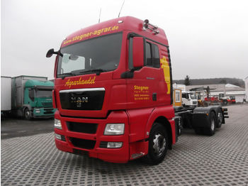 Ciężarówka kontenerowiec/ System wymienny MAN 26.440 TGX ZF 16 Schaltgetriebe Retarder: zdjęcie 1