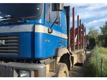 Samochód ciężarowy dla transportowania drewna MAN 27.414: zdjęcie 1