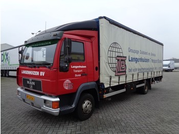 Samochód ciężarowy plandeka MAN L2000, Euro 2, 212 TKM(!), NL truck, TOP!: zdjęcie 1