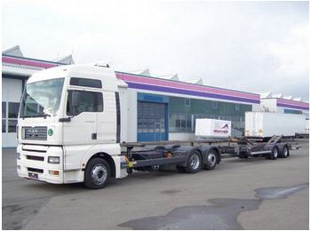 Ciężarówka kontenerowiec/ System wymienny MAN LKW BDF JUMBO 26.413 FLLS 7,82 kompl zug: zdjęcie 1