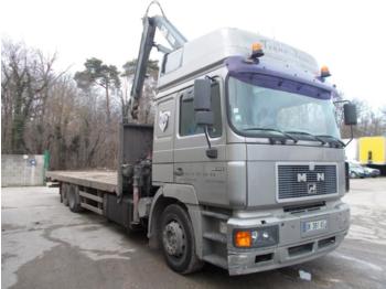 Samochód ciężarowy skrzyniowy/ Platforma dla transportowania ciężkiego sprzętu MAN Silent 26.343: zdjęcie 1