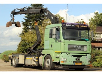 Ciężarówka hakowiec, Samochod ciężarowy z HDS MAN TGA18/400 !!KRAAN/HAAK!!EURO5!!: zdjęcie 1