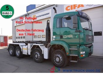Ciężarówka hakowiec MAN TGA35.430 8x4 Knick+Schub Haken Schalter HU 3/19: zdjęcie 1