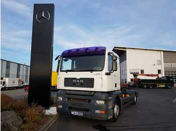 Ciężarówka kontenerowiec/ System wymienny MAN TGA 18.350 4x2 LL BDF Fahrschule 5 Sitze Klima: zdjęcie 1