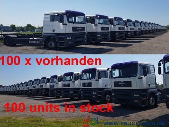 Ciężarówka kontenerowiec/ System wymienny MAN TGA 18.350  BDF 1.Hand 5 Sitzer Klima Schalter: zdjęcie 1