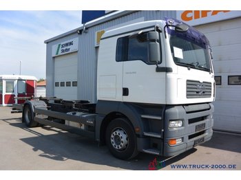 Ciężarówka kontenerowiec/ System wymienny MAN TGA 18.350  BDF 1.Hand 5 Sitzer Klima Schalter: zdjęcie 1