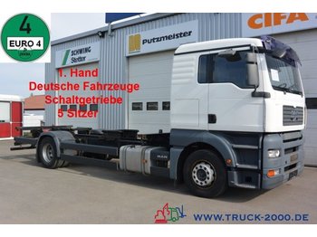 Ciężarówka kontenerowiec/ System wymienny MAN TGA 18.360 LL BDF 1.Hand 5 Sitzer Klima Schalter: zdjęcie 1
