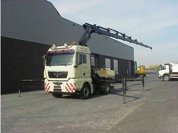 Samochód ciężarowy MAN TGA 18 440 4X4 +HIAB/kran/kraan/Montagekran/: zdjęcie 1