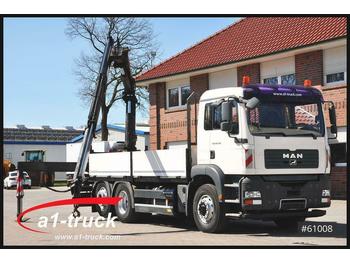 Samochód ciężarowy skrzyniowy/ Platforma MAN TGA 26.350BL, MKG HLK201 FUNK, Lenkachse: zdjęcie 1