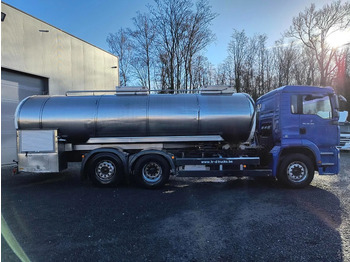 Samochód ciężarowy cysterna dla transportowania mleka MAN TGA 26.360 6X2 TANK IN INSULATED STAINLESS STEEL 15500L 2 COMP: zdjęcie 4