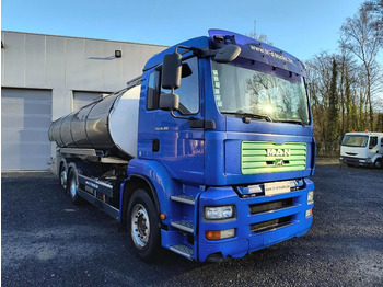 Samochód ciężarowy cysterna dla transportowania mleka MAN TGA 26.360 6X2 TANK IN INSULATED STAINLESS STEEL 15500L 2 COMP: zdjęcie 3