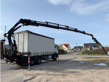 Samochód ciężarowy plandeka, Samochod ciężarowy z HDS MAN TGA 26.360 6x4 BL Kran HIAB 288 E6 HiPro JIB 70X: zdjęcie 1