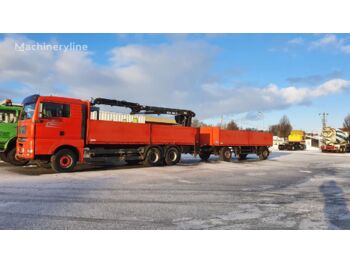 Samochod ciężarowy z HDS MAN TGA 26.480 ,6x4,Atlas 165.2 +Anhänger: zdjęcie 1