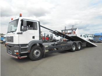 Samochód ciężarowy skrzyniowy/ Platforma dla transportowania ciężkiego sprzętu MAN TGA 28.350: zdjęcie 1