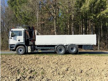 Samochód ciężarowy skrzyniowy/ Platforma, Samochod ciężarowy z HDS MAN TGA 28.390 6x2 - 2BL: zdjęcie 1