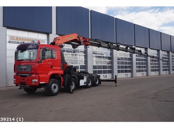Samochód ciężarowy MAN TGA 35.480 8x4 Palfinger 100 ton/meter laadkraan: zdjęcie 1