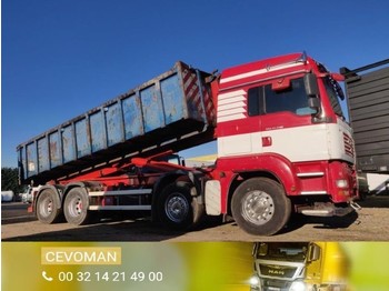 Ciężarówka hakowiec MAN TGA 37.440 8x4 Containerhaaksysteem / container euro4: zdjęcie 1