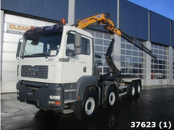 Ciężarówka hakowiec MAN TGA 41.390 8x4 Copma 23 ton/meter laadkraan: zdjęcie 1